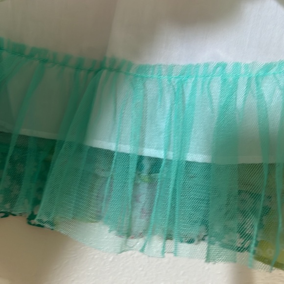 Counting Daisies child’s dress with net trim. Size 12 months. - Picture 3 of 9